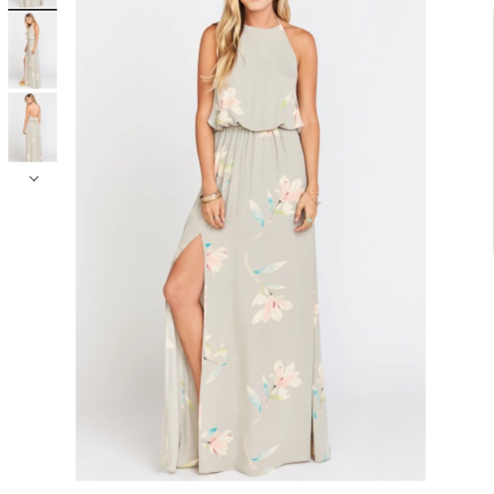 Show me your Mumu Heather Lily Halter Dress